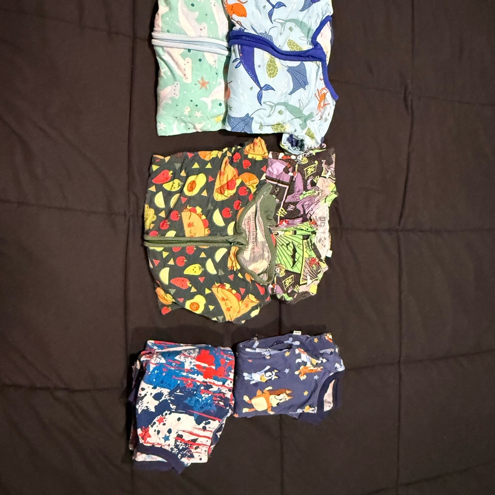 Multi brand Bamboo Pajamas Bundle - size 18-24
